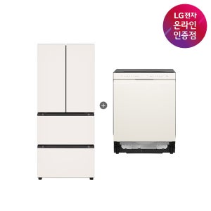 LG 디오스 오브제컬렉션 김치톡톡 + LG 디오스 식기세척기 (Z408MEEF23 + DUE5BGL1E)