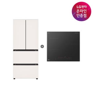 LG 디오스 오브제컬렉션 김치톡톡 + LG 디오스 인덕션 (Z408MEEF23 + BEI3ASB2OE)
