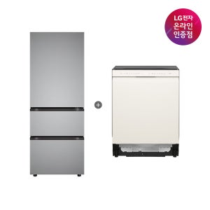LG 디오스 오브제컬렉션 김치톡톡 + LG 디오스 식기세척기 (Z330MPSF11 + DUE5BGL1E)