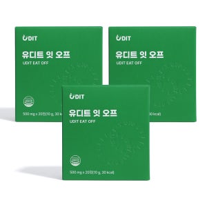 유디트 잇오프 인도 과라나 추출물 리듀코스 20정, 3개