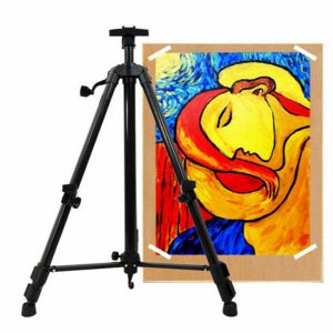 가벼운 휴대용 이젤 다용도 접이식 이젤 미술용 캔버스 3단 전시회
