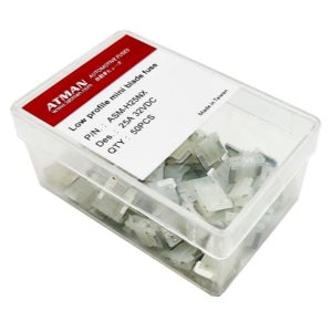 50개 자동차 블레이드 퓨즈 차량 자동차 초소형 퓨즈 세트 전기