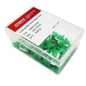 차량용 자동차 휴즈 블레이드 초소형 퓨즈 50개 세트