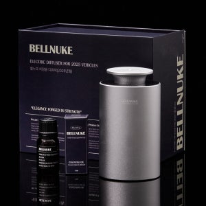 벨누크 차량용 방향제 명품 무선 전자 디퓨저 새차 선물 실버 블랙체리