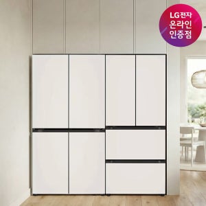 LG 디오스 오브제컬렉션 매직스페이스 냉장고 + LG 디오스 김치톡톡 (T875MEE111 + Z408MEEF23)