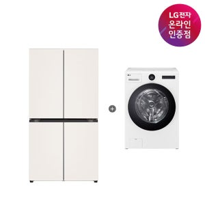 LG 디오스 오브제컬렉션 매직스페이스 냉장고 + LG 트롬 워시콤보 (T875MEE111 + FH25WA)