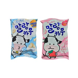 폭신폭신 말랑카우 79g 밀크 10봉+딸기우유캔디 10봉