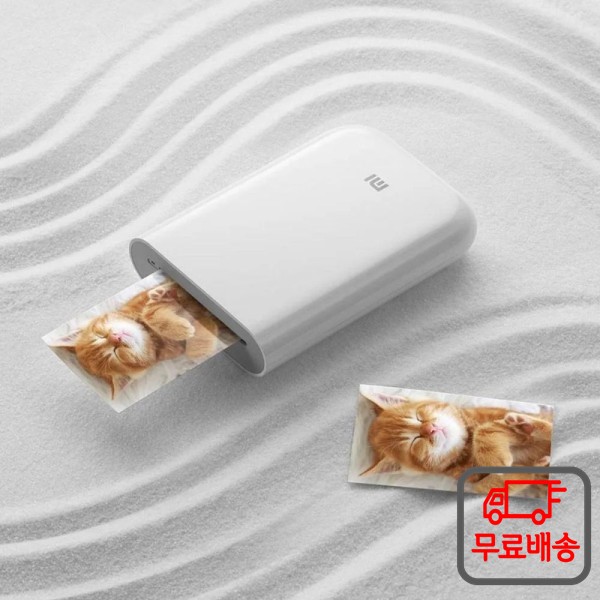 Xiaomi Mijia AR 포켓 프린터 블루투스 5.0 휴대용 여행 미니 용지 세트 공유 잉크리스 인쇄