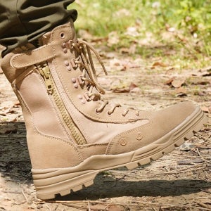 신형 군화 해병대 전투화 등산화 부츠 하이킹 작업화 훈련 하이탑 지퍼 신발