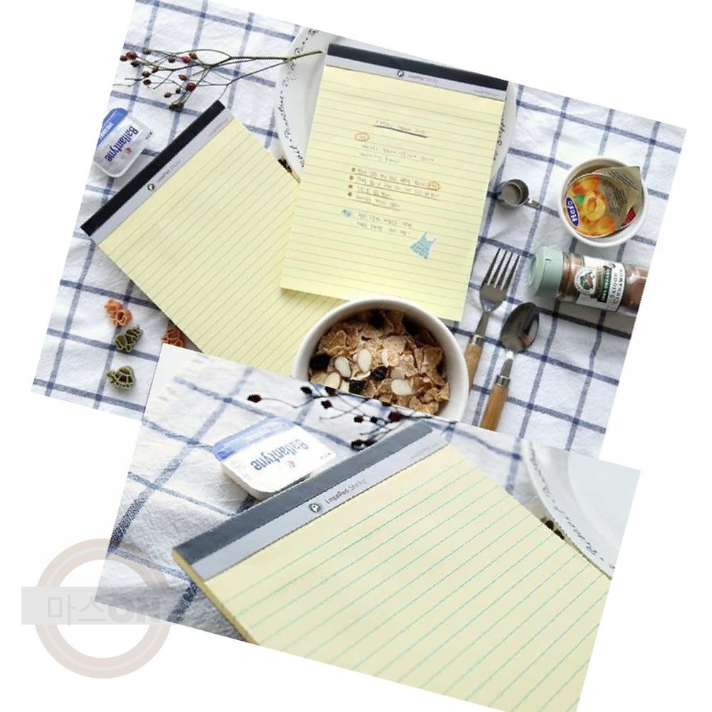 마스온 A5 리갈패드 스티키 노랑 기획 필기용 사무용