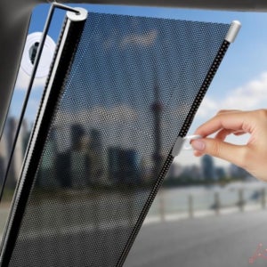 간단 설치 무타공 블라인드 햇빛차단 흡착식 버티칼 가리개