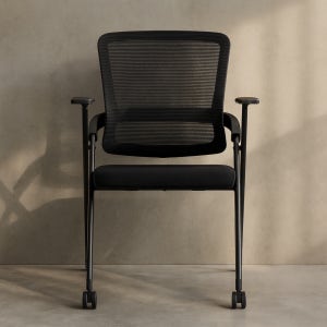 바른설계 폴드핏체어 서울대의자 학생 공부 회의 메쉬 서재 책상 사무용 블랙