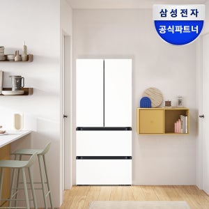 삼성 비스포크 AI 김치냉장고 4도어 490L RK70F49M2Z 에센셜화이트
