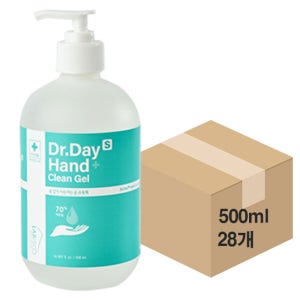 라비스코 닥터데이에스 냄새적은 무변성 에탄올 70% 의약외품 손소독제 500ml, 28개