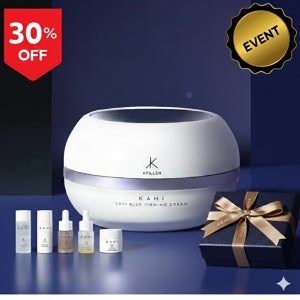 [자고나면 팽팽하게] 가히 캐비 블루 탄력 크림 50ml + 미니어처 5종