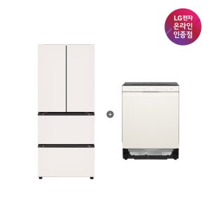 LG 디오스 오브제컬렉션 김치톡톡 + LG 디오스 식기세척기 (Z408MEEF23 + DUE5BGL1E)