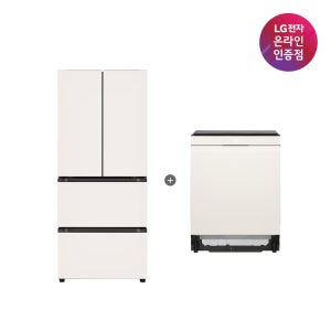 LG 디오스 오브제컬렉션 김치톡톡 + LG 디오스 식기세척기 (Z408MEEF23 + DUE6BGL1E)