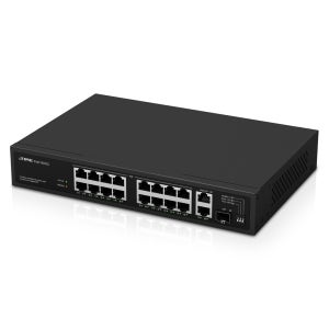아이피타임(ipTIME) PoE1603Q 16포트(POE)+1포트(SFP)+ 2포트(UPLINK) 제공 PoE 스위칭 허브