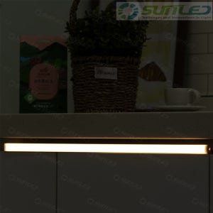 COB LED바 1m 제작바 1714 방열판 12V 주백빛 불투명 인테리어 라인조명