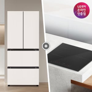 LG 디오스 오브제컬렉션 김치톡톡 + LG 디오스 인덕션 (Z408MEEF23 + BEI3ASB2OE)