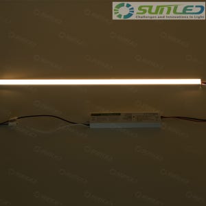 COB LED바 1m 제작바 1509 방열판 12V 주백빛 불투명 인테리어 라인조명