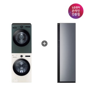 LG 트롬 오브제컬렉션 세탁기건조기 세트 + LG 스타일러 (FX24ENR-GNG + SC5GMR52S)