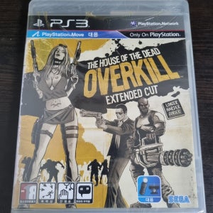 새제품 PS3 하우스 오브 더 데드 오버킬 익스텐디드 컷 정발(신품 밀봉)
