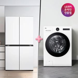 LG 디오스 오브제컬렉션 매직스페이스 냉장고+LG 트롬 워시콤보 (T876MQQ111 + FH25WA)