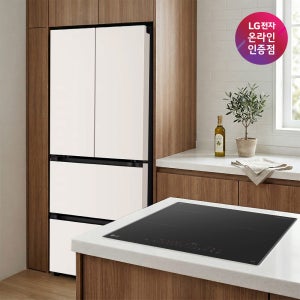 LG 디오스 오브제컬렉션 김치톡톡 + LG 디오스 인덕션 세트 (Z408MEEF23 + BEI3ASB2OE)