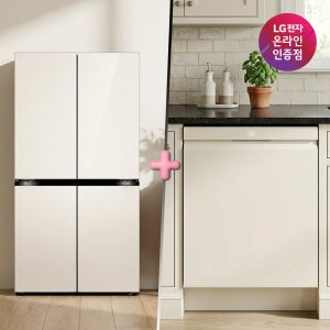 LG 디오스 오브제컬렉션 매직스페이스 냉장고+LG 디오스 식기세척기 (T875MEE111 + DUE6BGL1E)