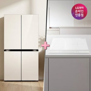 LG 디오스 오브제컬렉션 매직스페이스 냉장고+LG 디오스 인덕션 (T875MEE111 + BEI3QKHLOE)