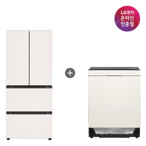 LG 디오스 오브제컬렉션 김치톡톡 + LG 디오스 식기세척기 (Z408MEEF23 + DUE5BGL1E)
