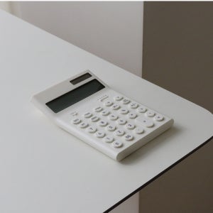 플마제 사무용 전자 계산기 / 일반 기계식 화이트