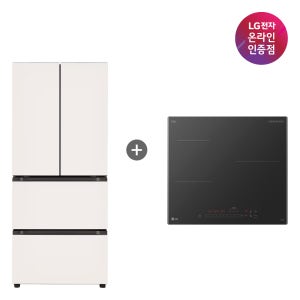 LG 디오스 오브제컬렉션 김치톡톡 + LG 디오스 인덕션 (Z408MEEF23 + BEI3ASB2OE)