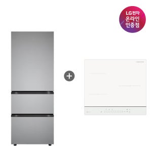 LG 디오스 오브제컬렉션 김치톡톡 + LG 디오스 인덕션 (Z330MPSF11 + BEI3QKHLOE)
