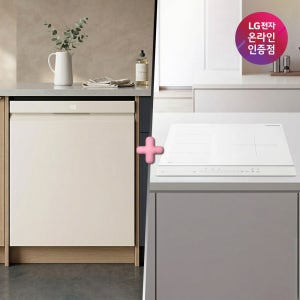 LG 디오스 오브제컬렉션 식기세척기+LG 디오스 인덕션 (DUE6BGL1E + BEI3QKHLOE / 6BG1E-QKHE)