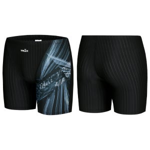 티막 남성 피트니스 3부 실내수영복 LKF0401 BK