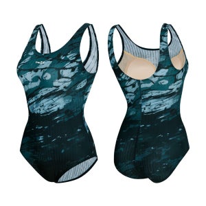 티막 여성 피트니스 원피스 실내수영복 LKF0105 GR