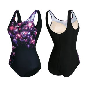 티막 여성 피트니스 원피스 실내수영복 LKF0103 VL