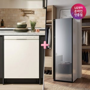 LG 디오스 오브제컬렉션 식기세척기+LG 스타일러 (DUE5BGL1E + SC5GMR52)