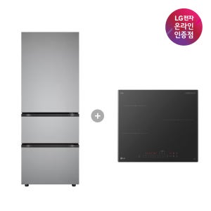[혜택가 : 217만원대] LG 디오스 오브제컬렉션 김치톡톡 + LG 디오스 인덕션 (Z330MPSF11 + BEI3ASB2OE)
