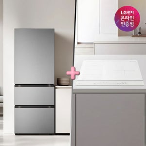 LG 디오스 오브제컬렉션 김치톡톡+LG 디오스 인덕션 (Z330MPSF11 + BEI3QKHLOE)