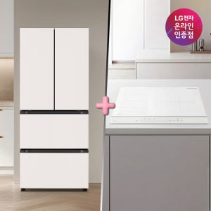 LG 디오스 오브제컬렉션 김치톡톡+LG 디오스 인덕션 (Z408MEEF23 + BEI3QKHLOE)