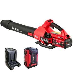 센다이 60V 충전 브로워 5Ah배터리 충전기 세트 무선 송풍기 제설기 SD-160BL