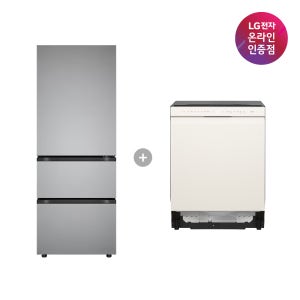 LG 디오스 오브제컬렉션 김치톡톡 + LG 디오스 식기세척기 (Z330MPSF11 + DUE5BGL1E)