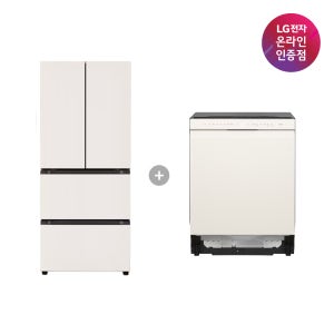 LG 디오스 오브제컬렉션 김치톡톡 + LG 디오스 식기세척기 (Z408MEEF23 + DUE5BGL1E)