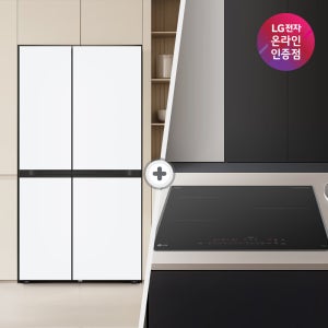 LG 디오스 AI 오브제컬렉션 냉장고 (양문형) + LG 디오스 인덕션 (S836MQQ012 + BEI3ASB2OE)