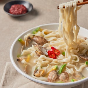 홍주부 엄마손 바지락칼국수/비빔칼국수/우동 200g X 7팩 (7인분)