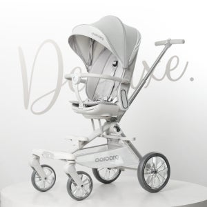 올보르 앨빈 트라이크 유모차 휴대용 초경량 아기 애기 신생아 유아 접이식 명품 유모카 디럭스 그레이