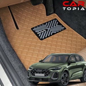 2026 아우디 Q5 3세대 80A 스퀘어 가죽 바닥매트 1열 카매트 용품
